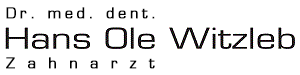 Zahnarzt Hans Ole Witzleb Bremen Schriftzug